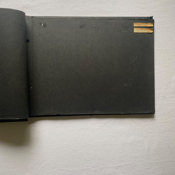 Vintage Photo Album Embossed Cover Black Empty Pages Gothic Grimoire Grief Magic - Picture 15 of 16